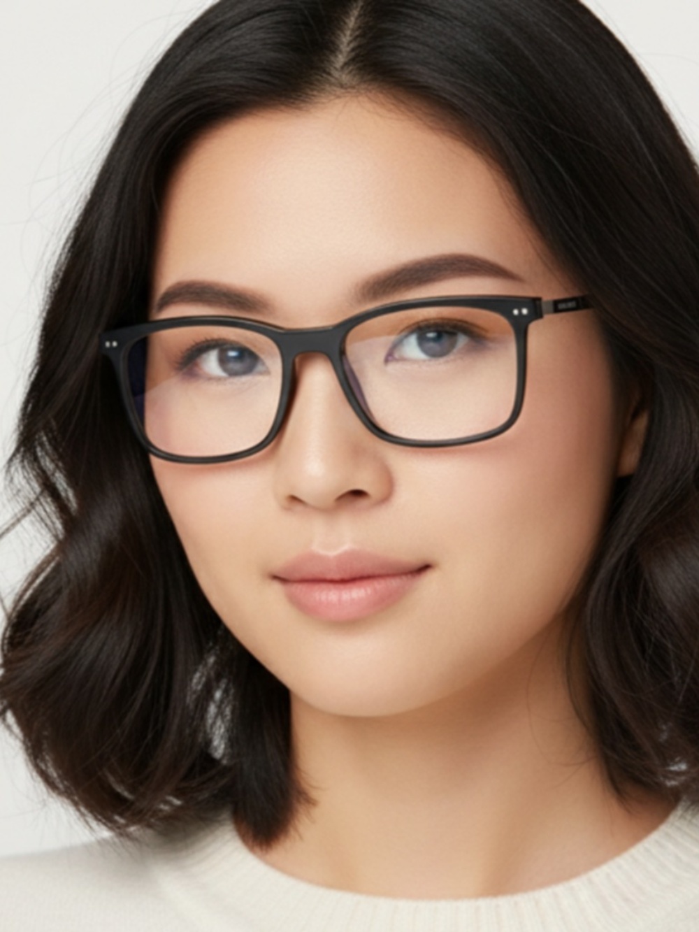 Giorgio Armani Unisex Glasses Matte Black